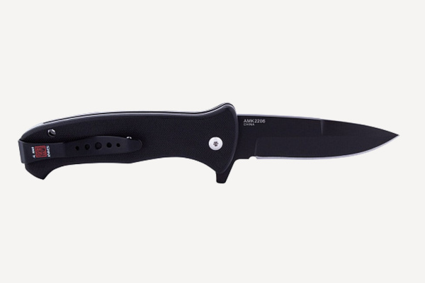 Нож складной AL MAR S.E.R.E. Night 2020 G 3,6" Tradition (Black G10 / клинок Ti-Black сталь D2)